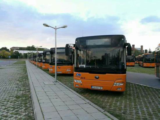 110 Yutong buses delivered to Bulgaria
