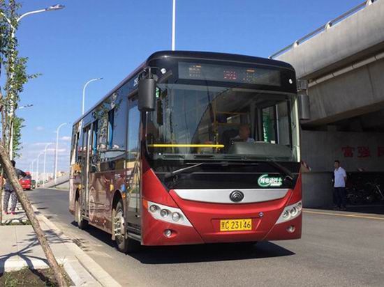 Yutong new energy city buses gallop on the land of snow