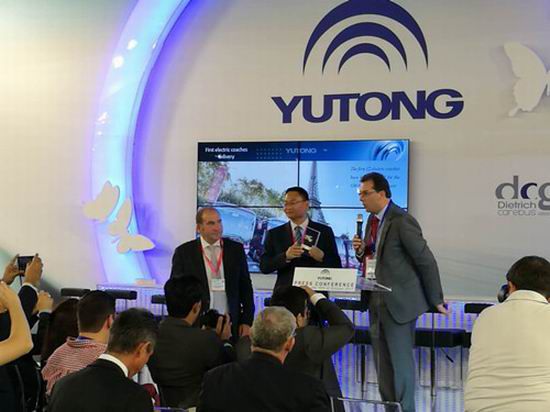 Yutong attends Busworld Kortrijk 2017