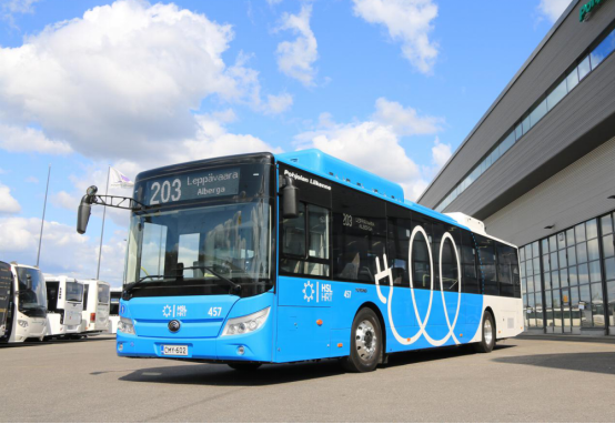 33 Yutong full electric buses delivered to Finland