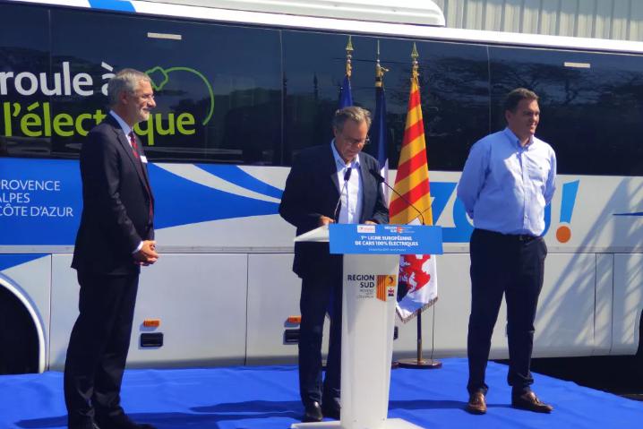 Europes First Pure Electric Intercity Line Opened, Yutong Pure Electric Bus Entering Provence