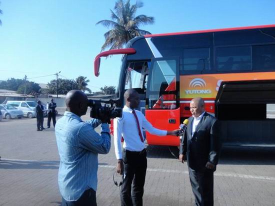 Yutong launches F12 in Mozambique