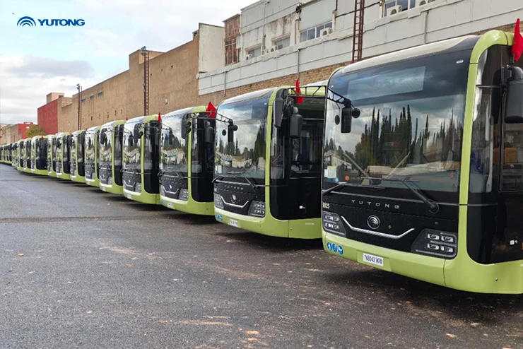 723 Yutong Buses Ready to Serve the African International Football Tournament with High Quality