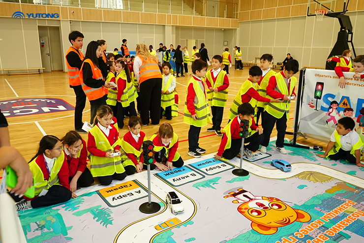From Astana to Almaty: Yutong School Bus Safety Tour Brings Safety Education to Kazakhstani Students