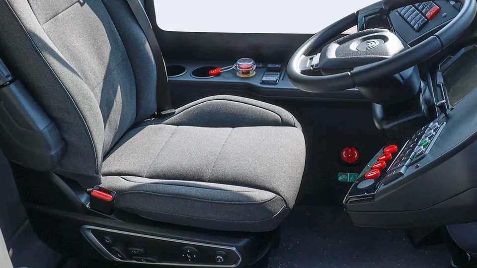 Full air suspended driver seat